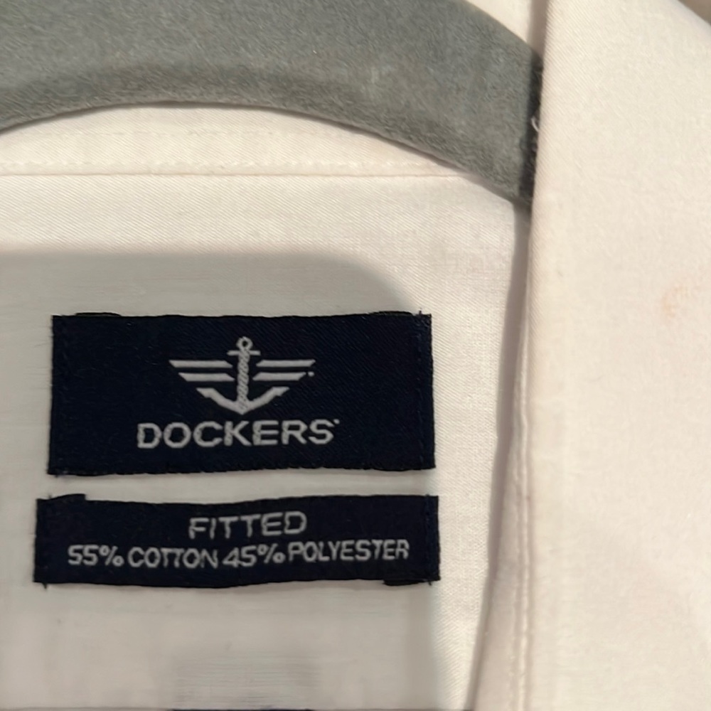 Dockers collared shirt White